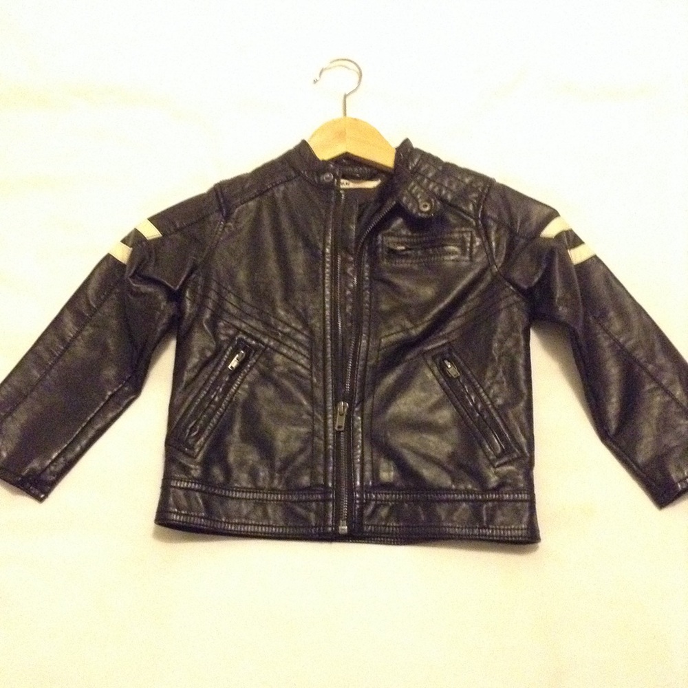 H&M baby boy moto jacket, 3-4yrs
